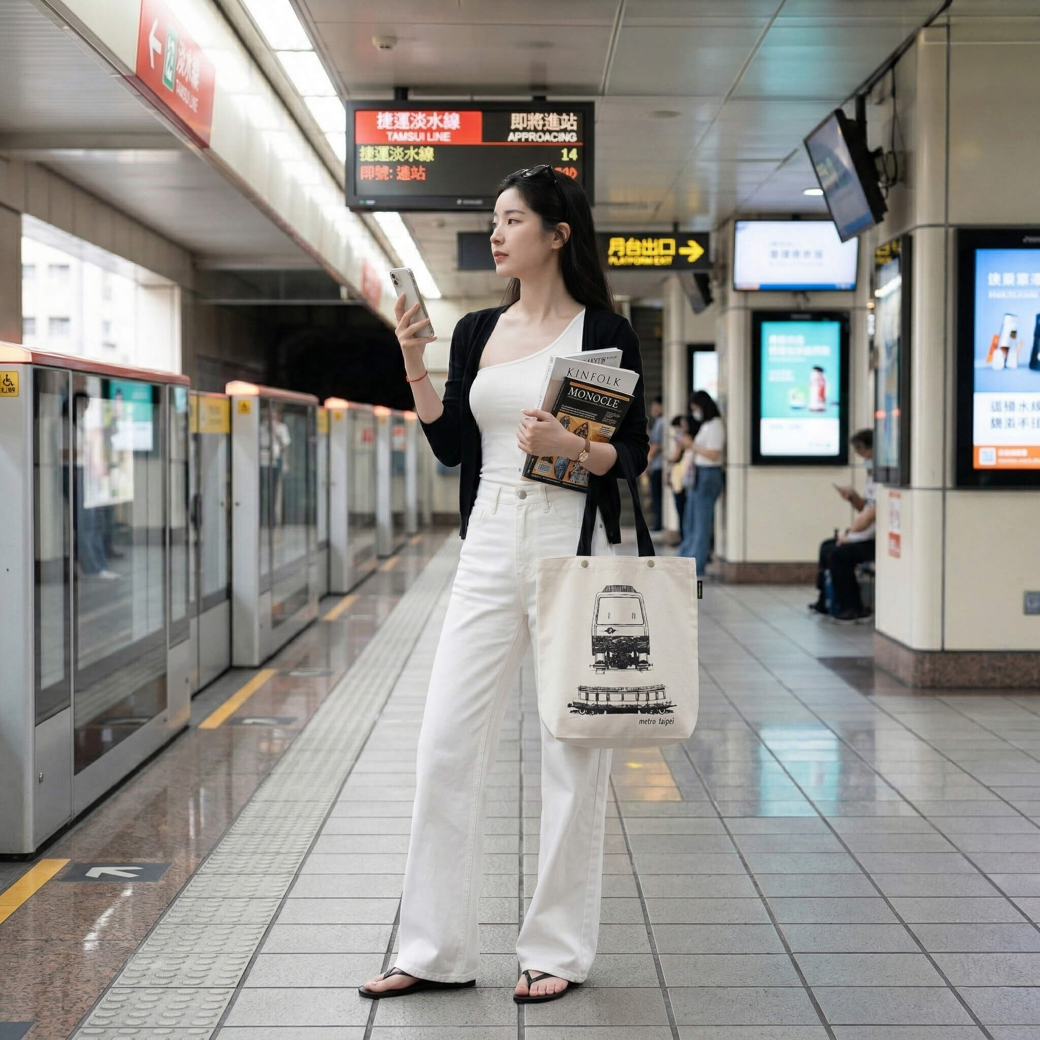 台北捷運帆布提袋