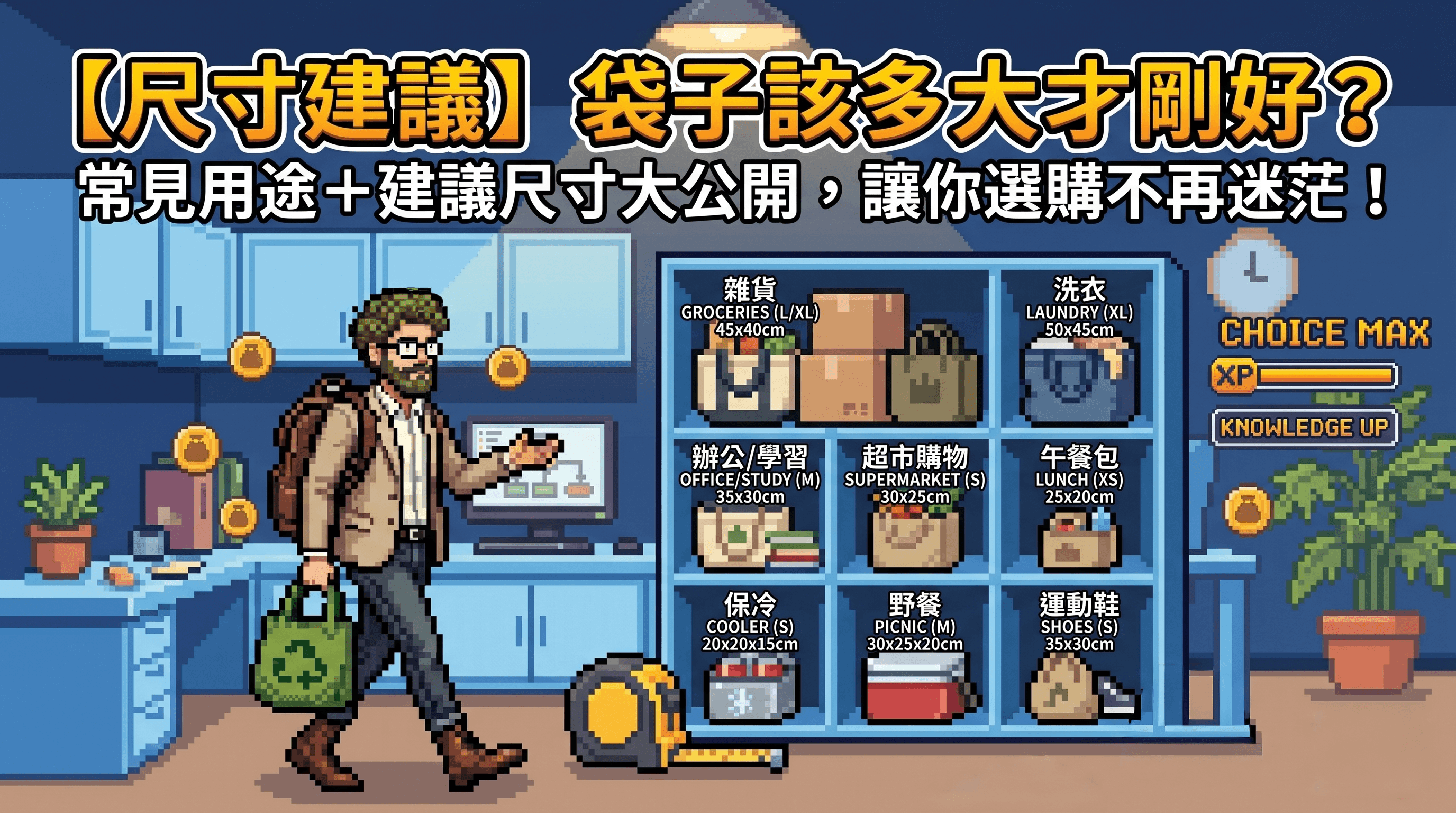 【袋子該多大才剛好？】不同用途的提袋建議尺寸大公開